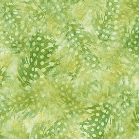 Hummingbird Garden - Feather Texture - light green